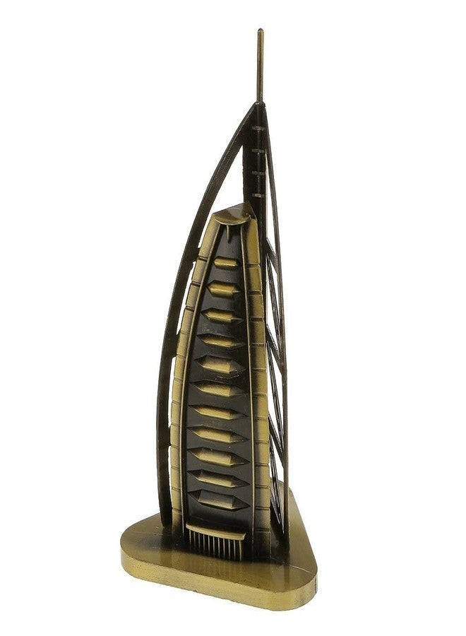 Lilone Burj-Al-Arab Metal Showpiece for Home Decor (6" Inch, Antique Bronze) - Image 3